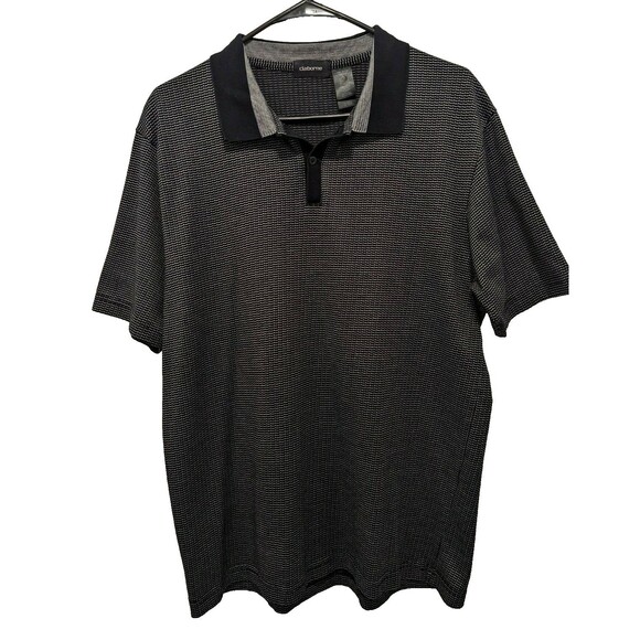 Claiborne Mens Pullover Short Sleeves Shirt Size Large Prima Cotton - Picture 1 of 4